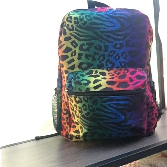 2/$25 Bright Animal Print Lightweight Backpack - Picture 1 of 8